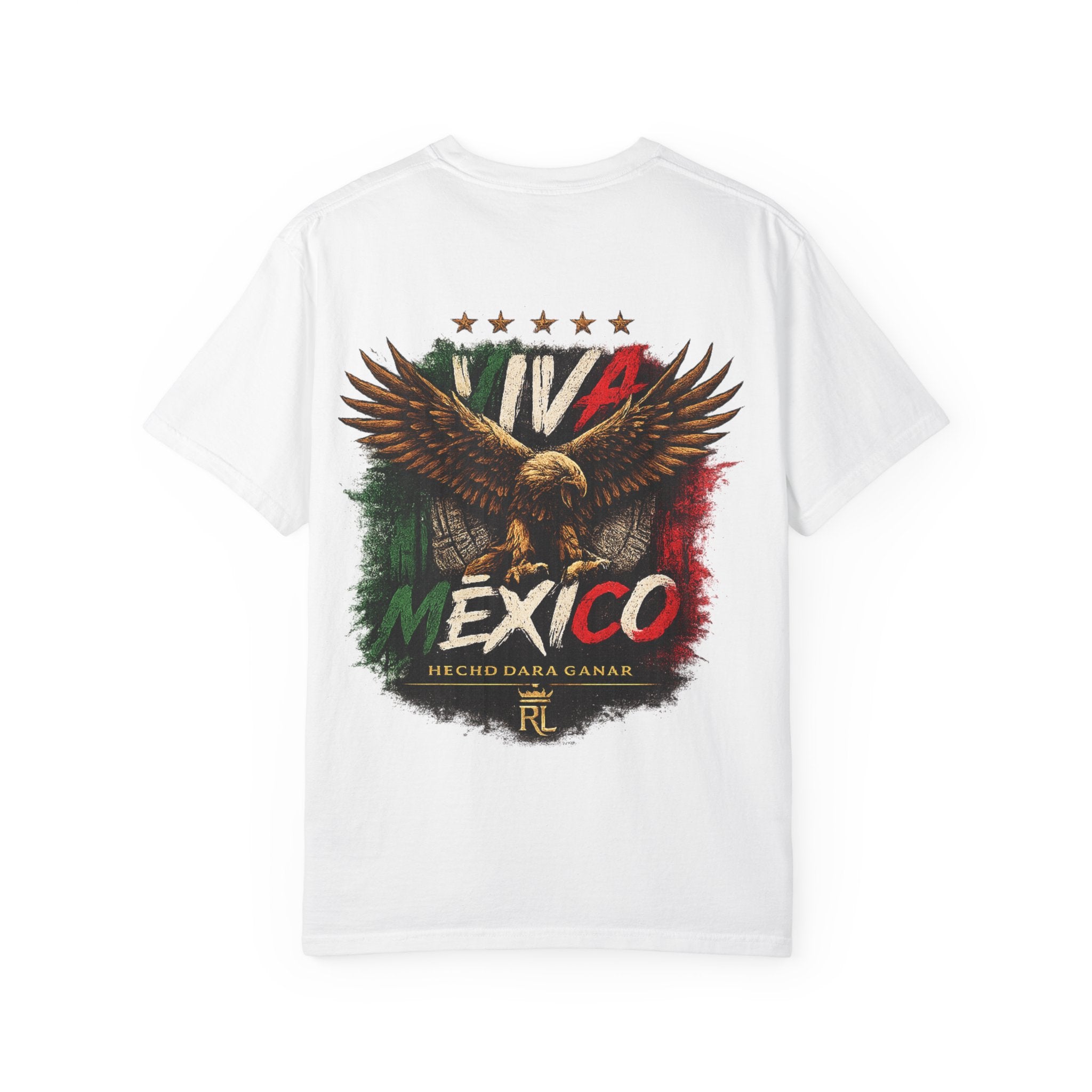 Mexico Eagle T-Shirt — Viva Mexico Patriotic Soccer Crest Tee