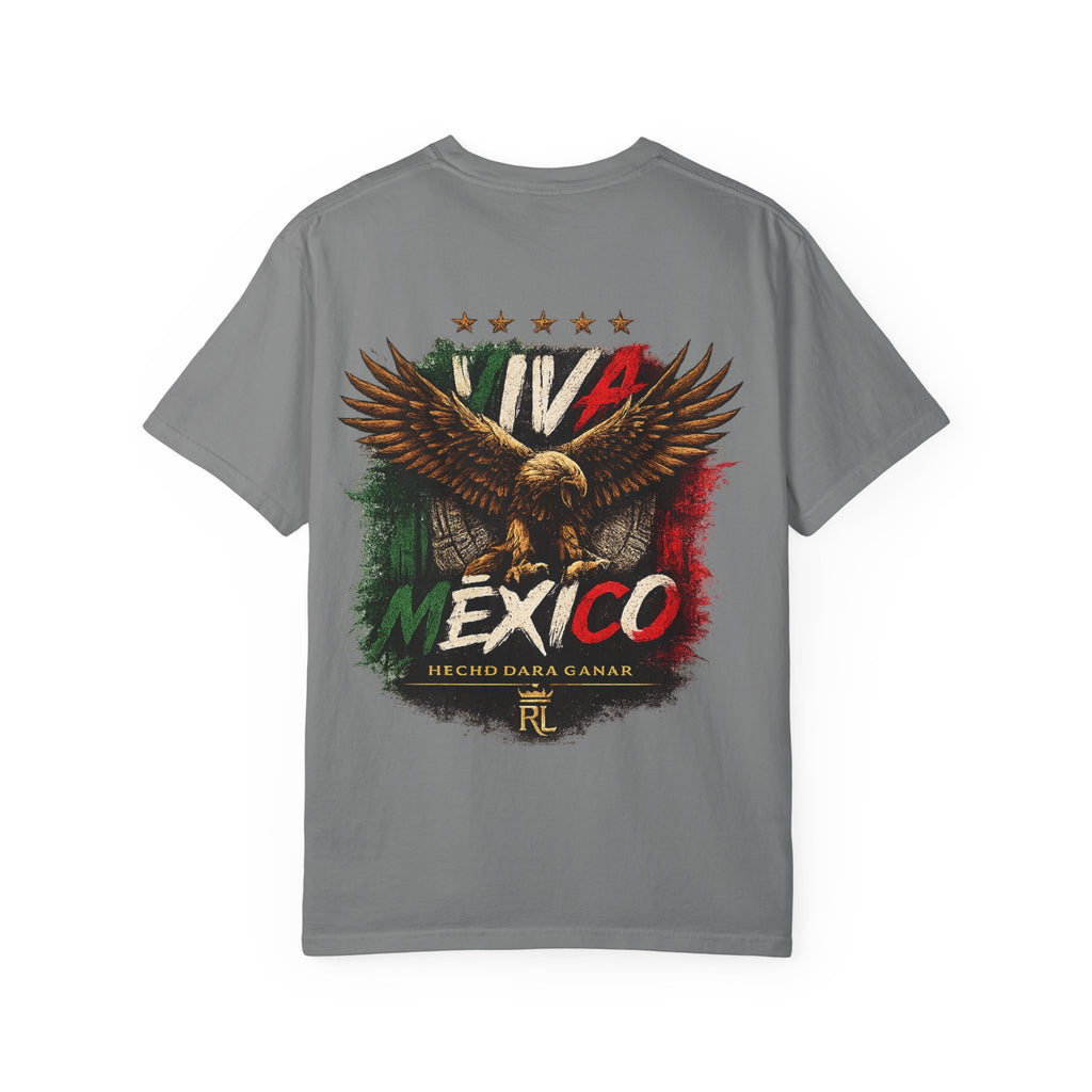 Mexico Eagle T-Shirt — Viva Mexico Patriotic Soccer Crest Tee