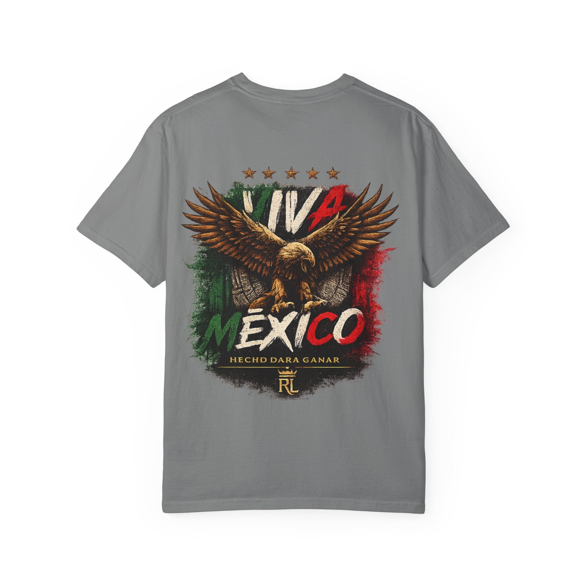 Mexico Eagle T-Shirt — Viva Mexico Patriotic Soccer Crest Tee