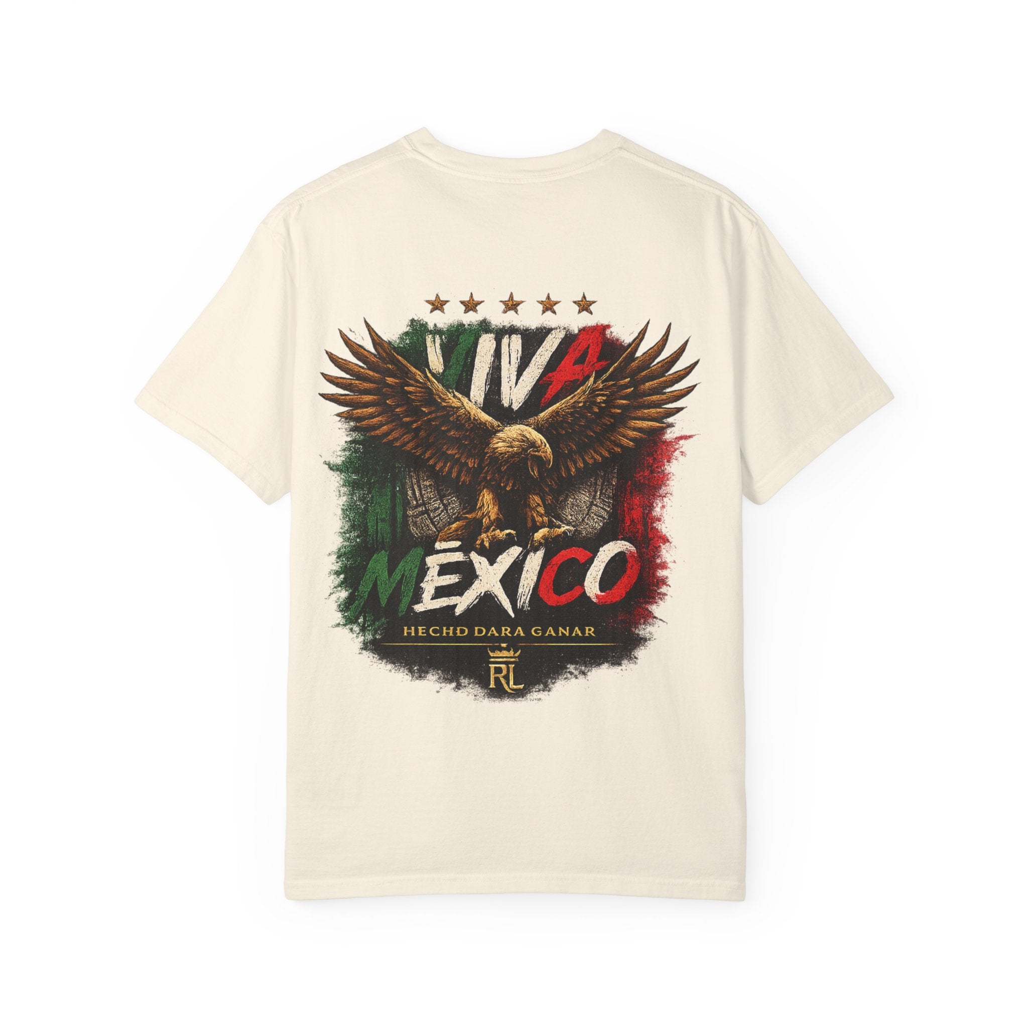 Mexico Eagle T-Shirt — Viva Mexico Patriotic Soccer Crest Tee