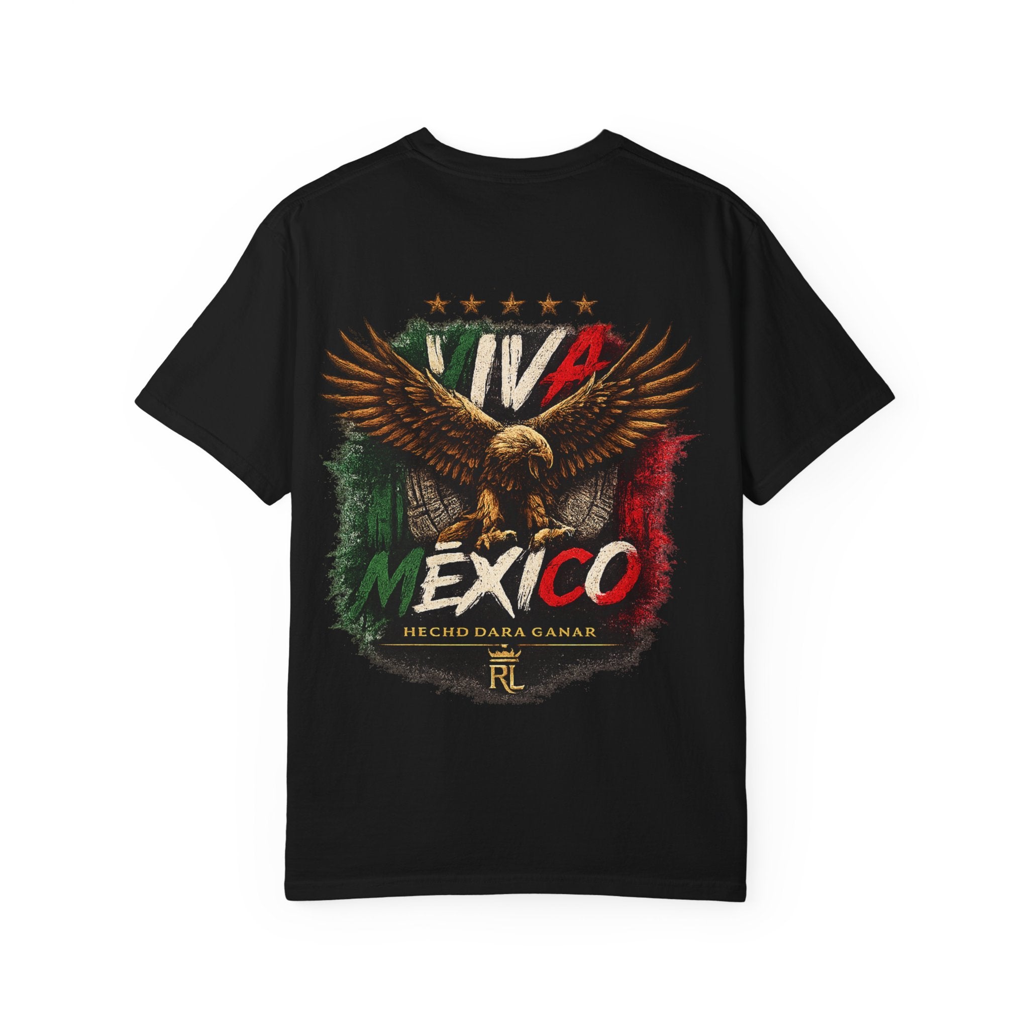 Mexico Eagle T-Shirt — Viva Mexico Patriotic Soccer Crest Tee