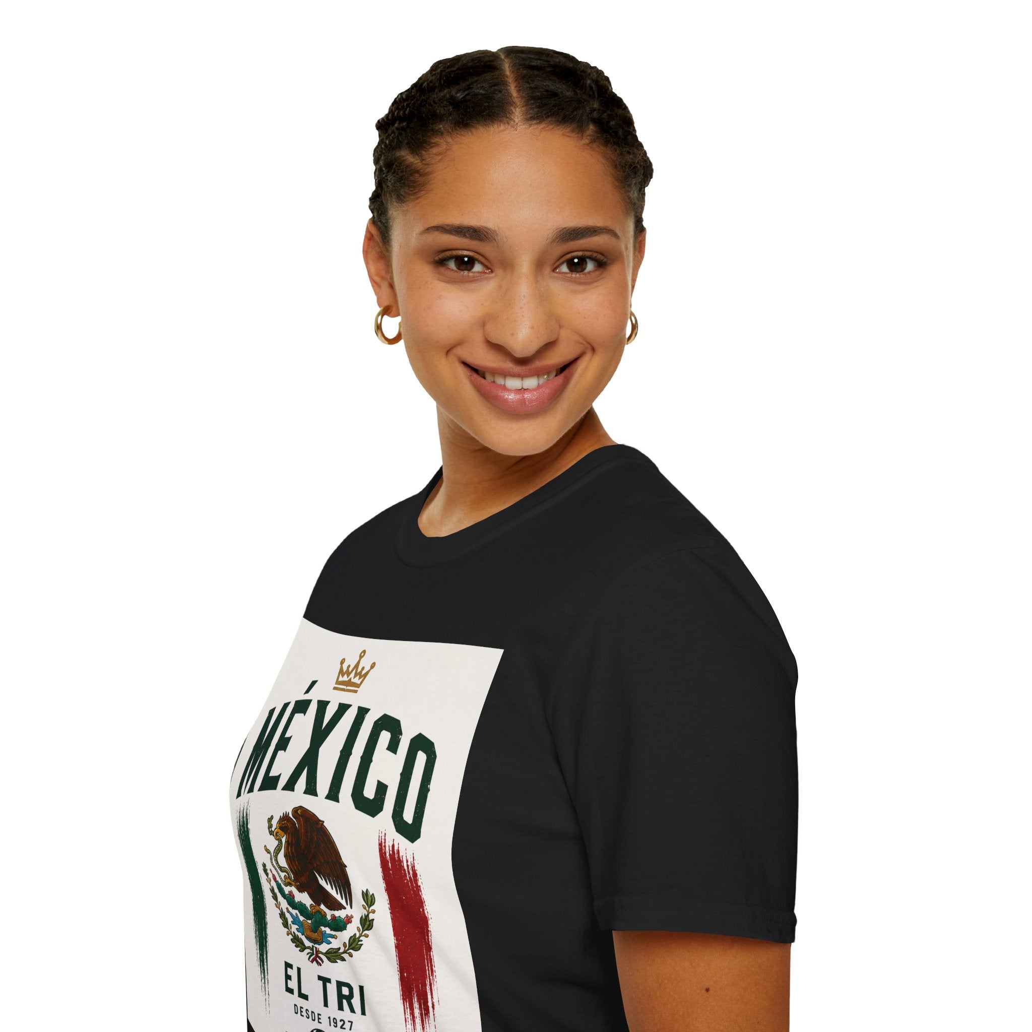 México El Tri Vintage Soccer Graphic T-Shirt | Retro Mexican Football Fan Tee