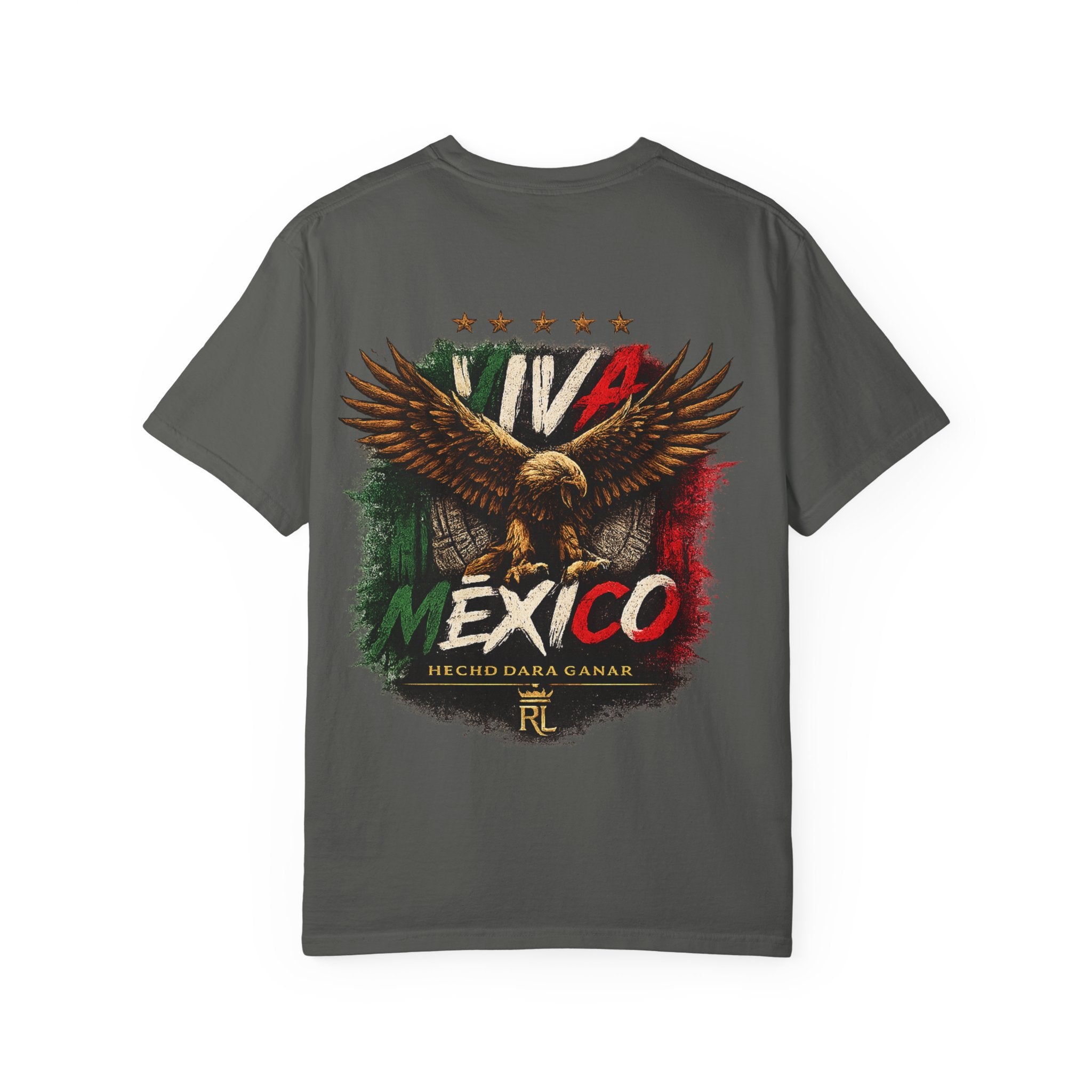 Mexico Eagle T-Shirt — Viva Mexico Patriotic Soccer Crest Tee
