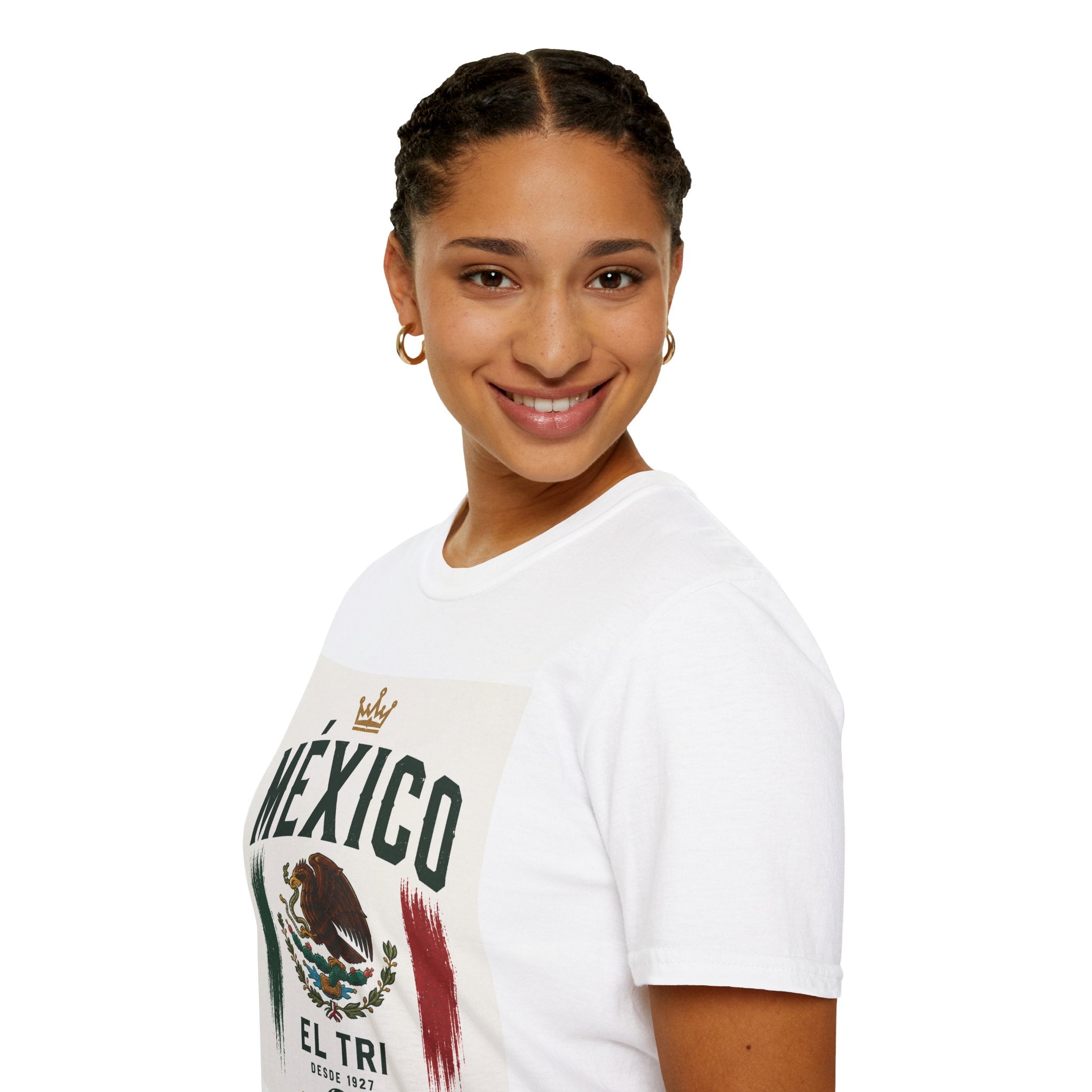 México El Tri Vintage Soccer Graphic T-Shirt | Retro Mexican Football Fan Tee