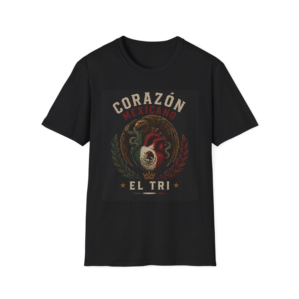 México El Tri Vintage Soccer Graphic T-Shirt | Retro Mexican Football Fan Tee