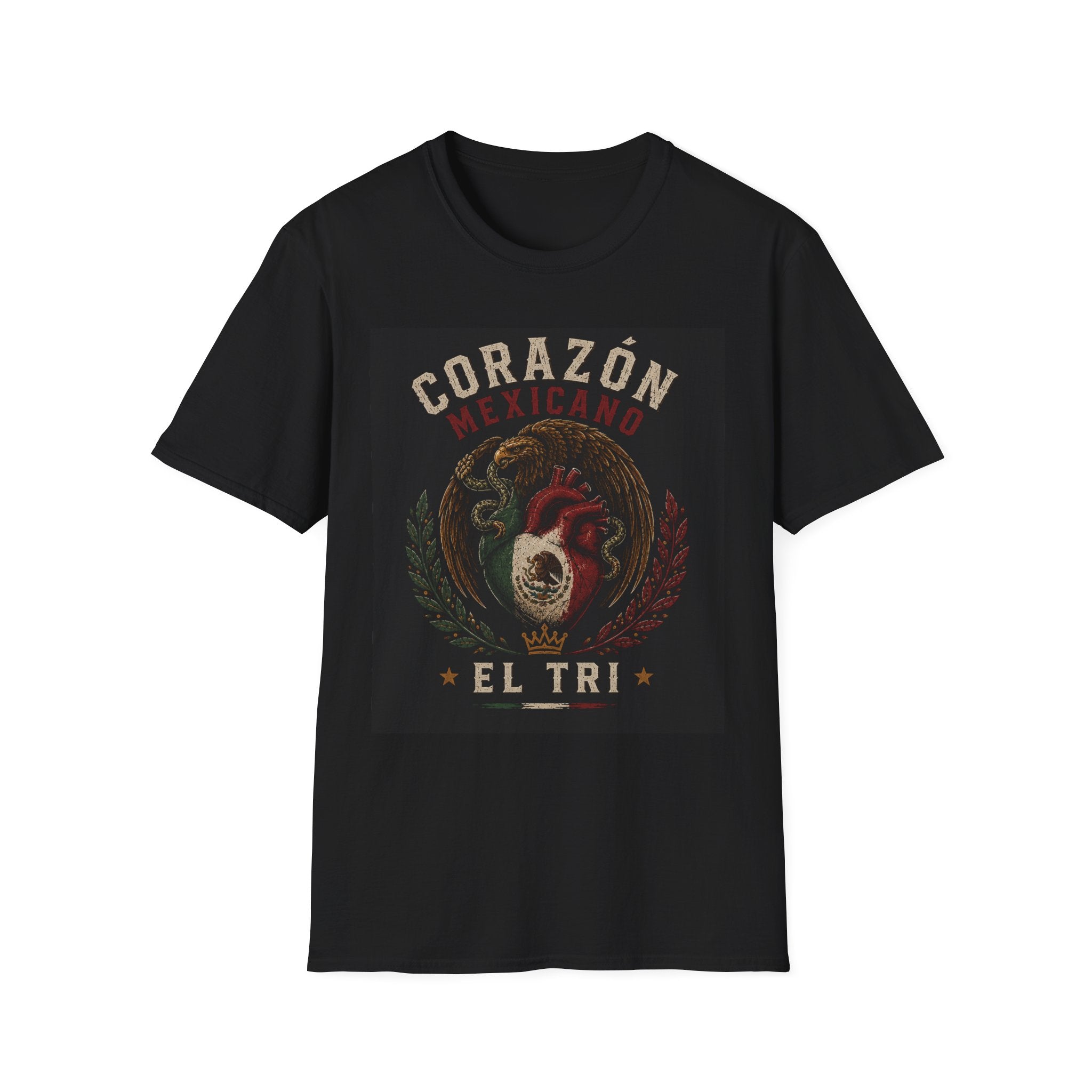 México El Tri Vintage Soccer Graphic T-Shirt | Retro Mexican Football Fan Tee