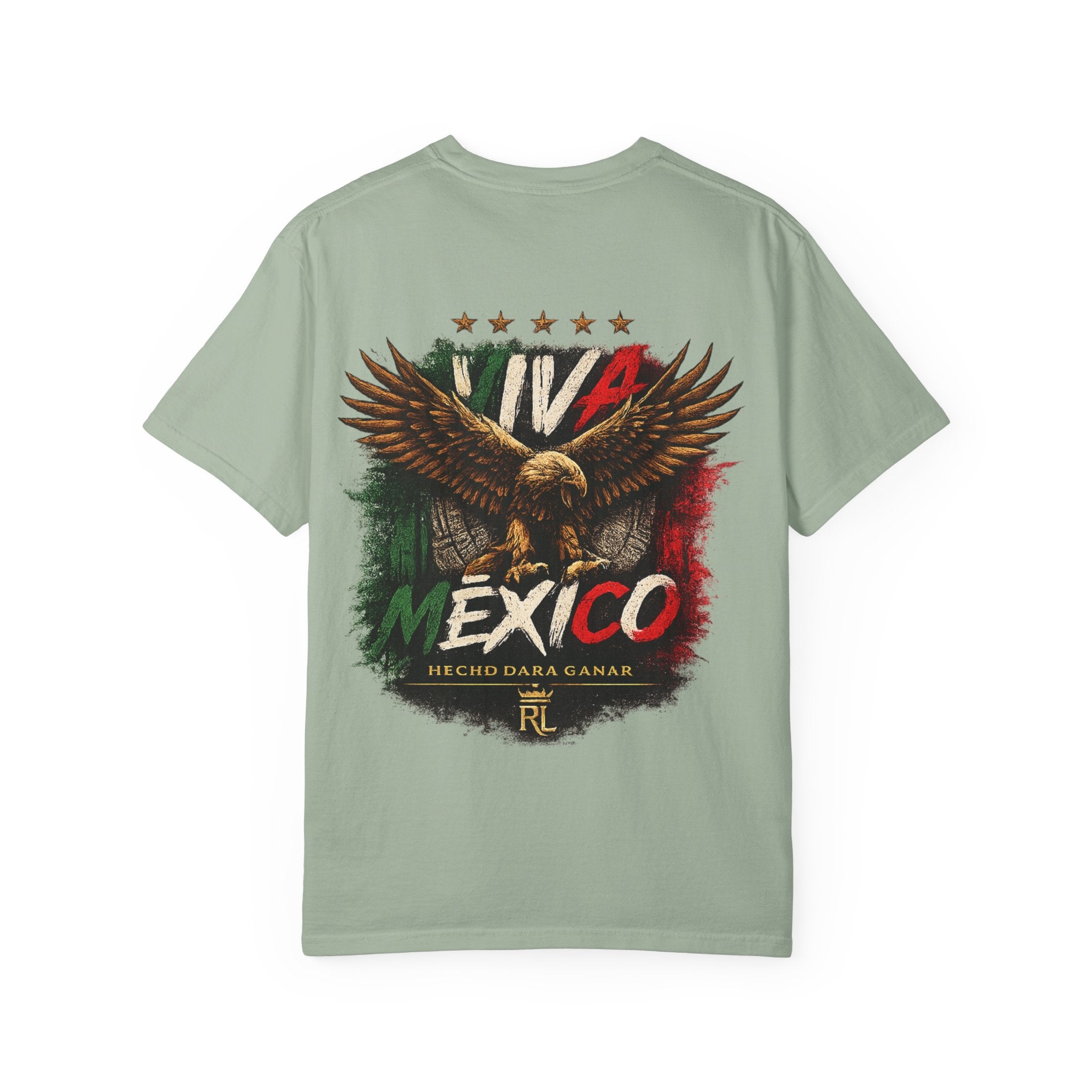 Mexico Eagle T-Shirt — Viva Mexico Patriotic Soccer Crest Tee